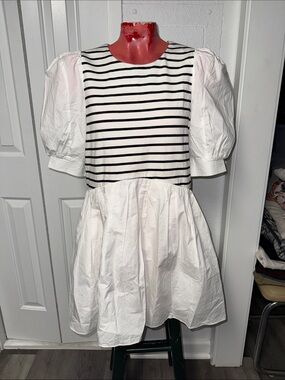 english factory high low knit combo dress | Dresses | English Factory Pink And Blue Tiered Ruffled Sundress Satin Chic